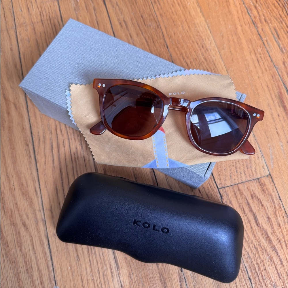 Kolo x Topdrawer Orange/Brown Sunglasses